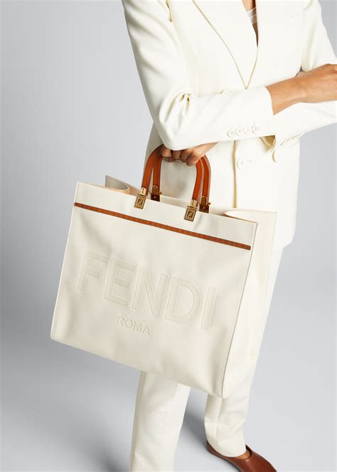 fendi sunshine shopper|Fendi sunshine large tote.